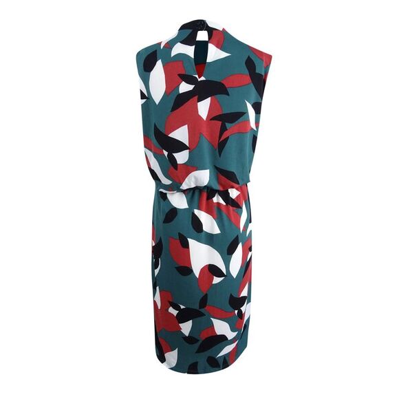 Nine West Women's Plus Size Keyhole Sheath Dress - Patina Multi - Picture 2 of 2